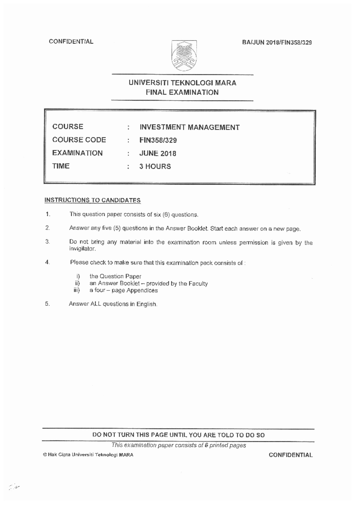Past Year Question Papers for Exam Preparation - Studocu