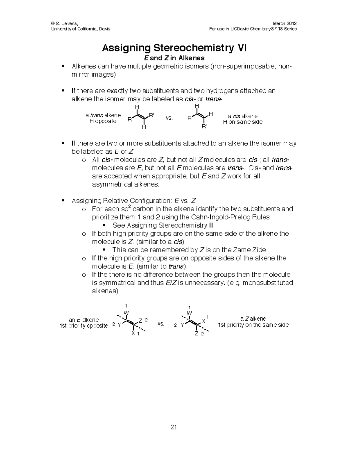 Introduction to Stereochemistry - CH 4 Concepts & Applications - Studocu