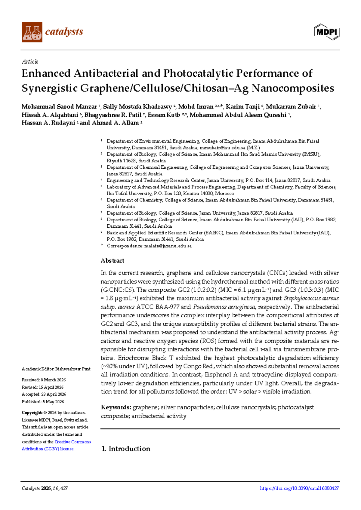 Enhanced Antibacterial and Photocatalytic Properties of Silver-Loaded ...