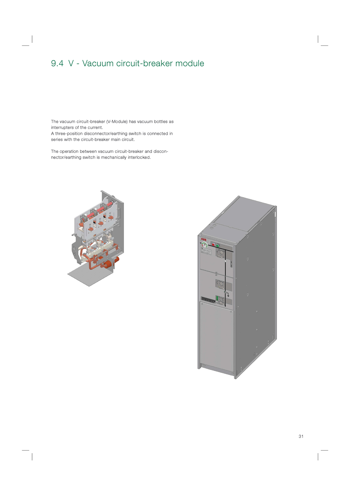 SafePlus Vacuum Circuit-Breaker (ABB V-Module) 24kV Specifications ...
