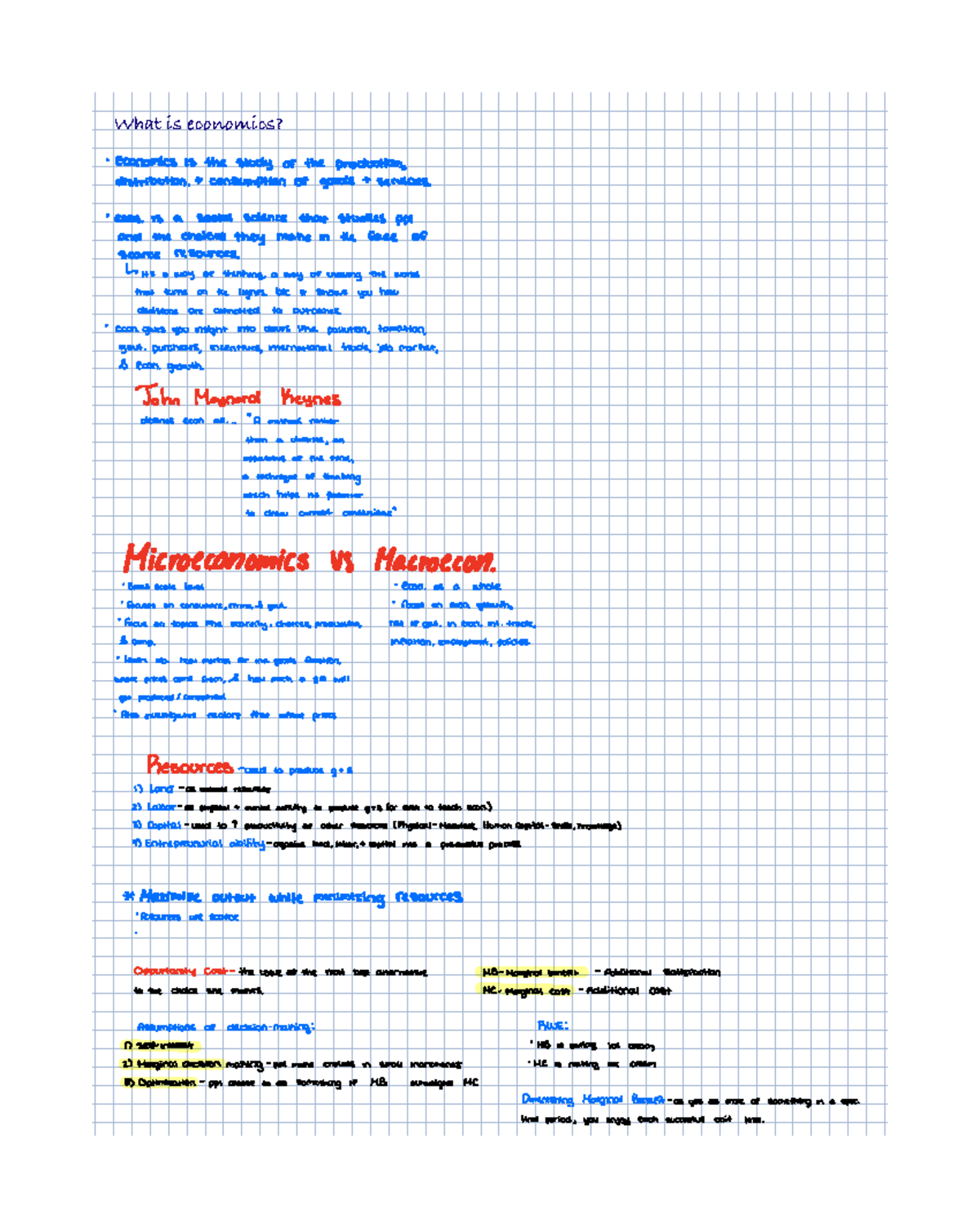 Introduction to Economics: Key Concepts and Principles (Econ 101) - Studocu