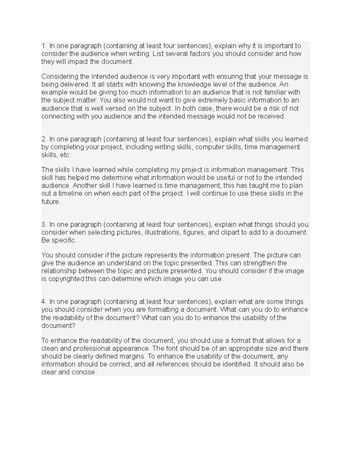 BUS 101: Business Writing Final Exam Study Notes and Insights - Studocu