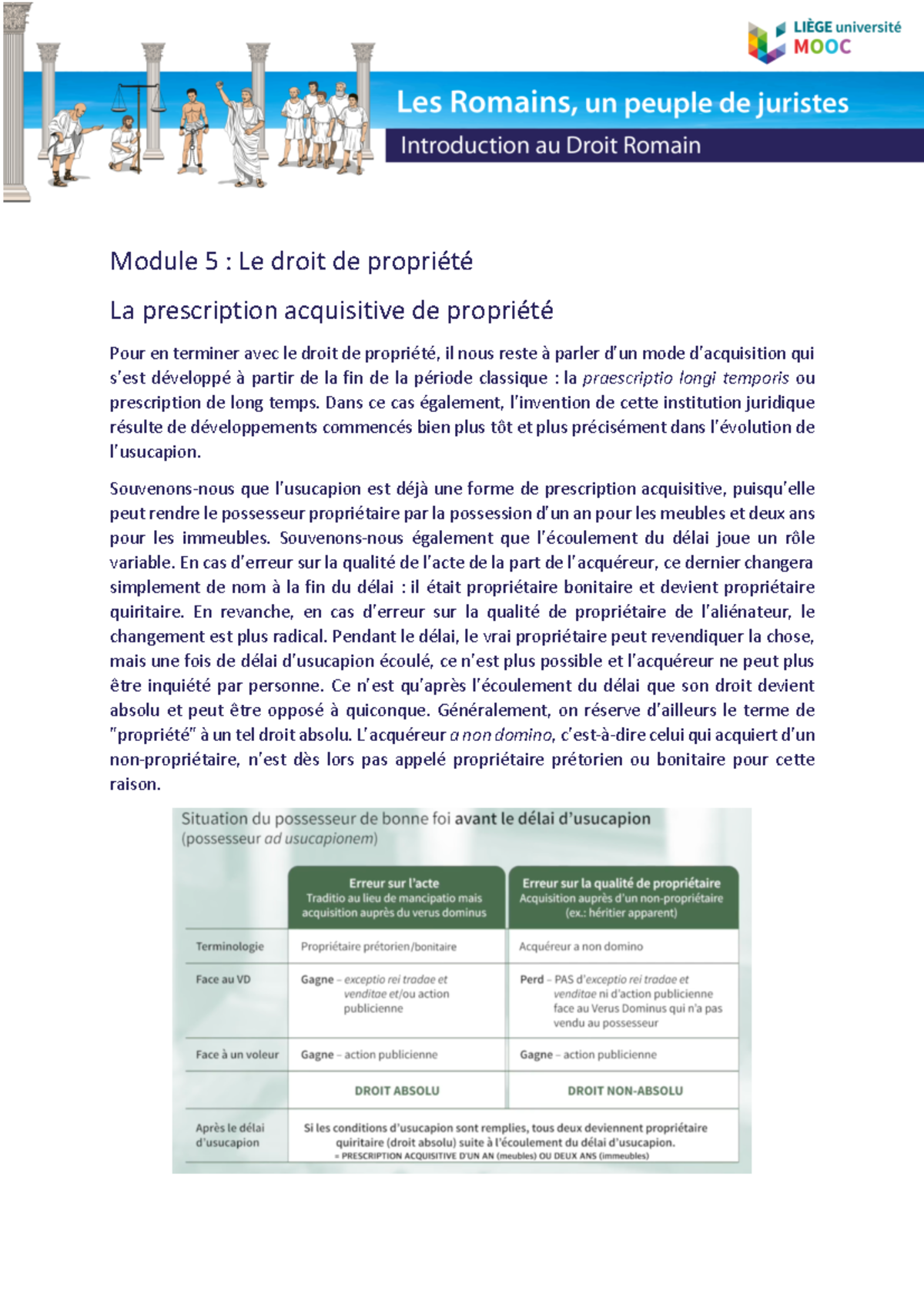 Module 5 sequence 6 - Module 5 : Le droit de propriété La prescription ...