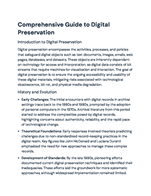 Understanding Archival Preservation Techniques and Best Practices ...