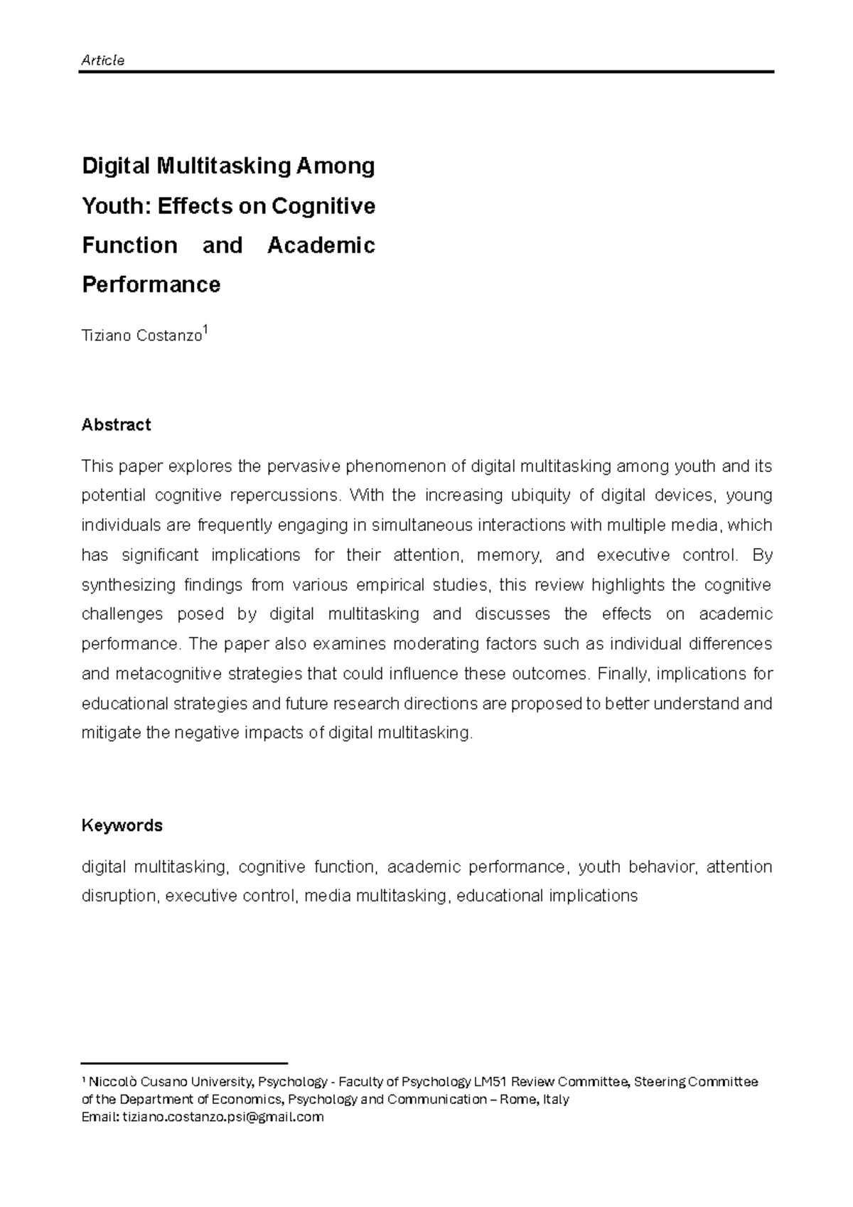 Digital Multitasking Among Youth: Cognitive Effects & Academic Impacts ...