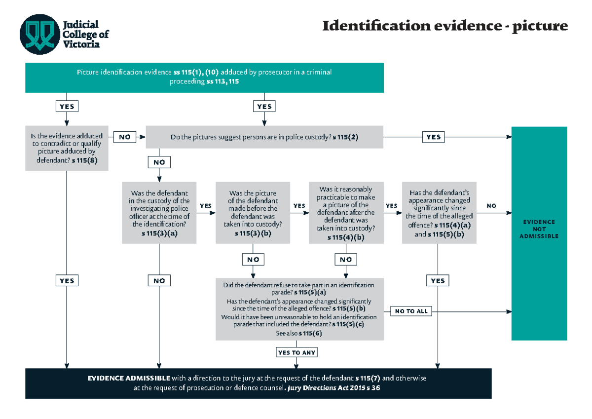 Identification Evidence in Criminal Proceedings: Picture Evidence ...