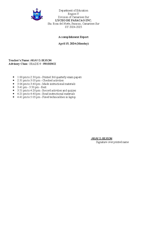 Module-1-FS1 (Episode 1) Bejison - CENTRAL BICOL STATE UNIVERSITY OF ...