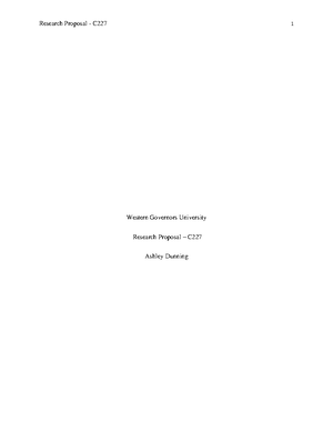 BGP2 Task 1 - Research Proposal - BGP2 Task 1: Research Proposal John ...