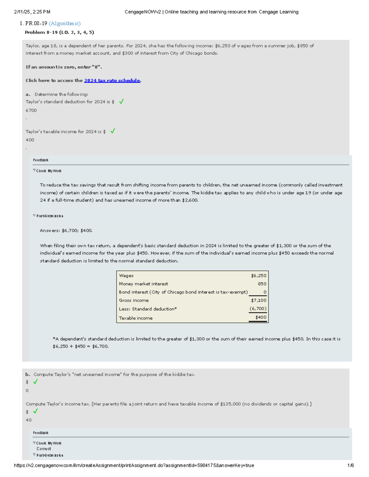 4031.251.ch8 - Solutions for In-Class Tax Problems and Calculations ...
