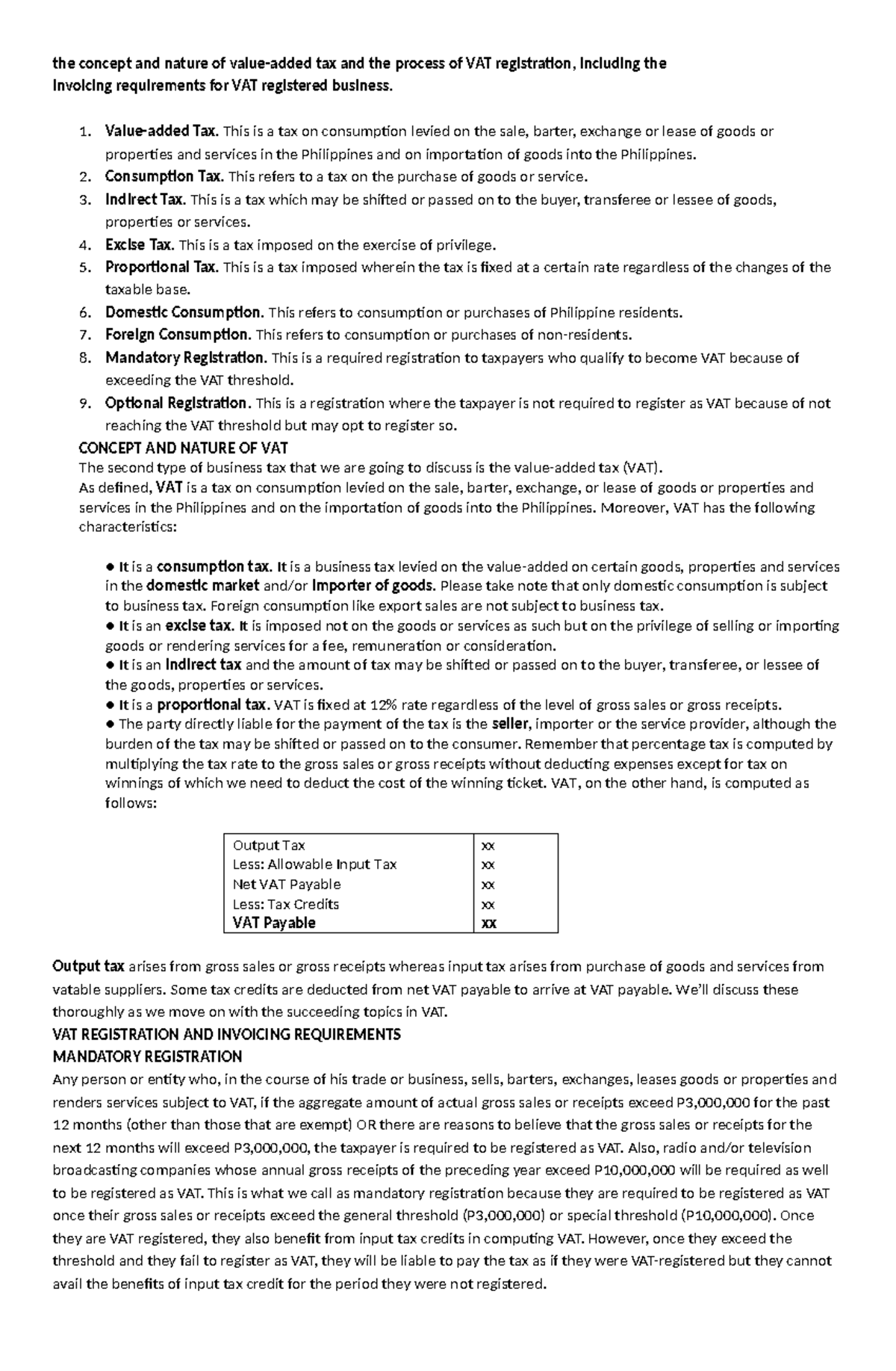 2ND EXAM - VAT Registration & Invoicing Requirements in the Philippines ...
