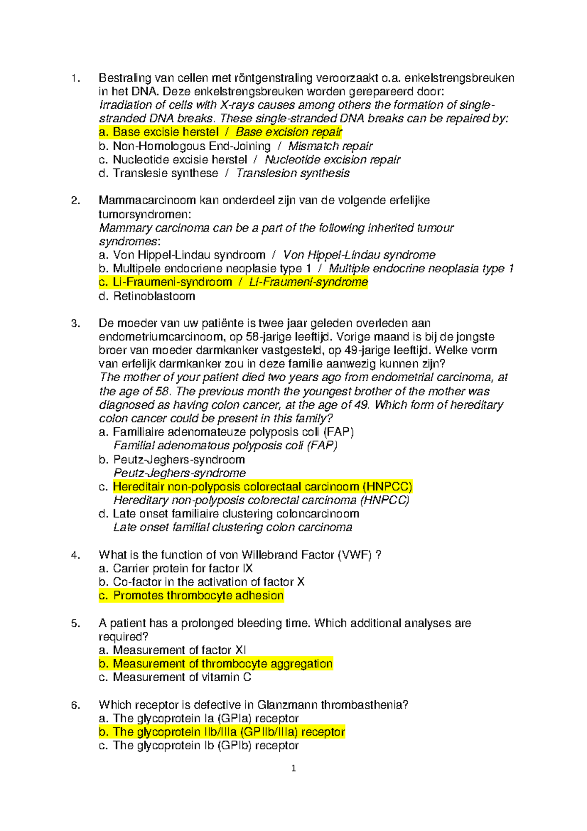 Practice Exam Questions & Answers for Course Code: MED123 - November ...