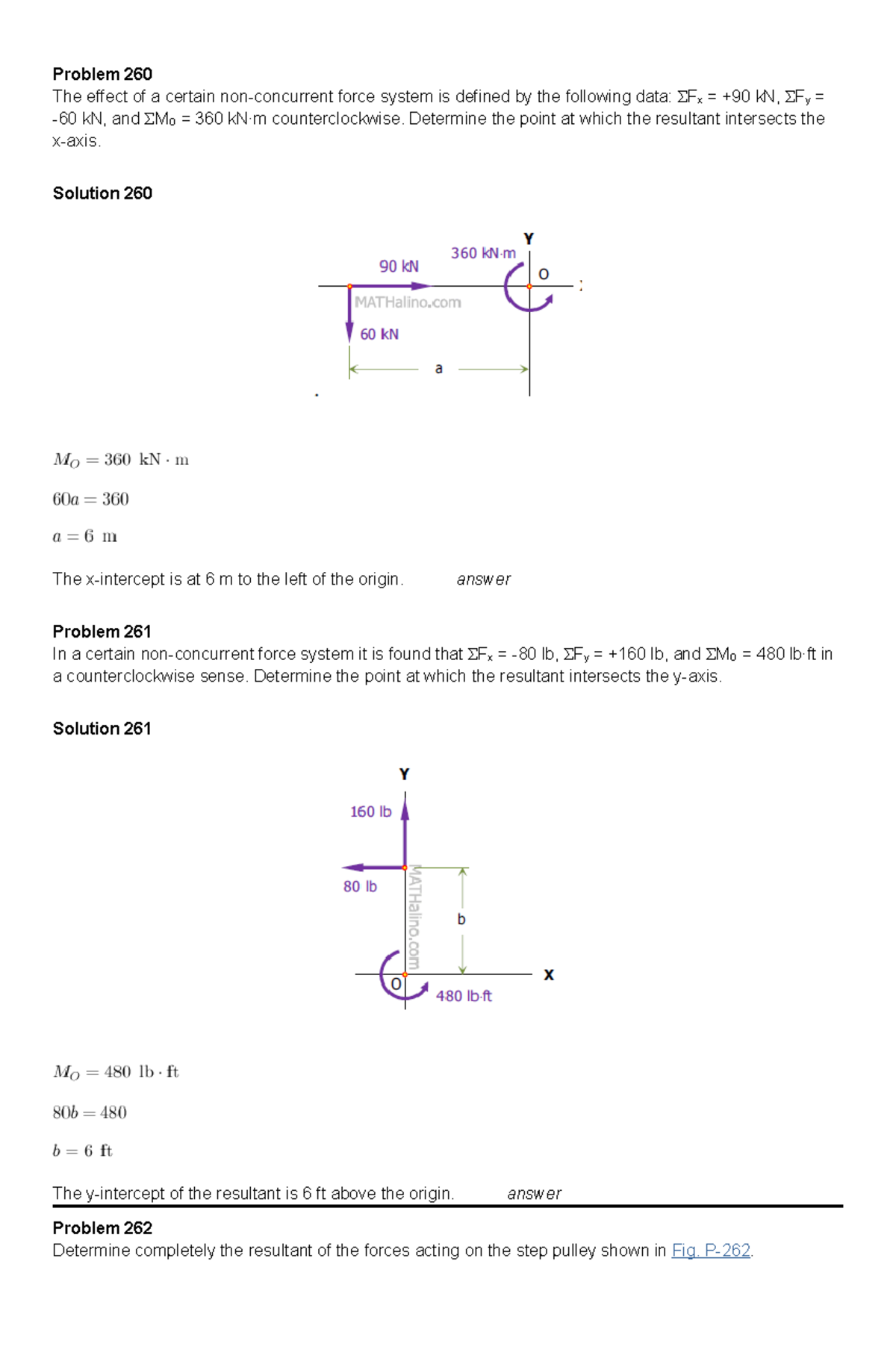 Toaz - Notes on Force Systems and Resultants (ENGR 260) - Studocu