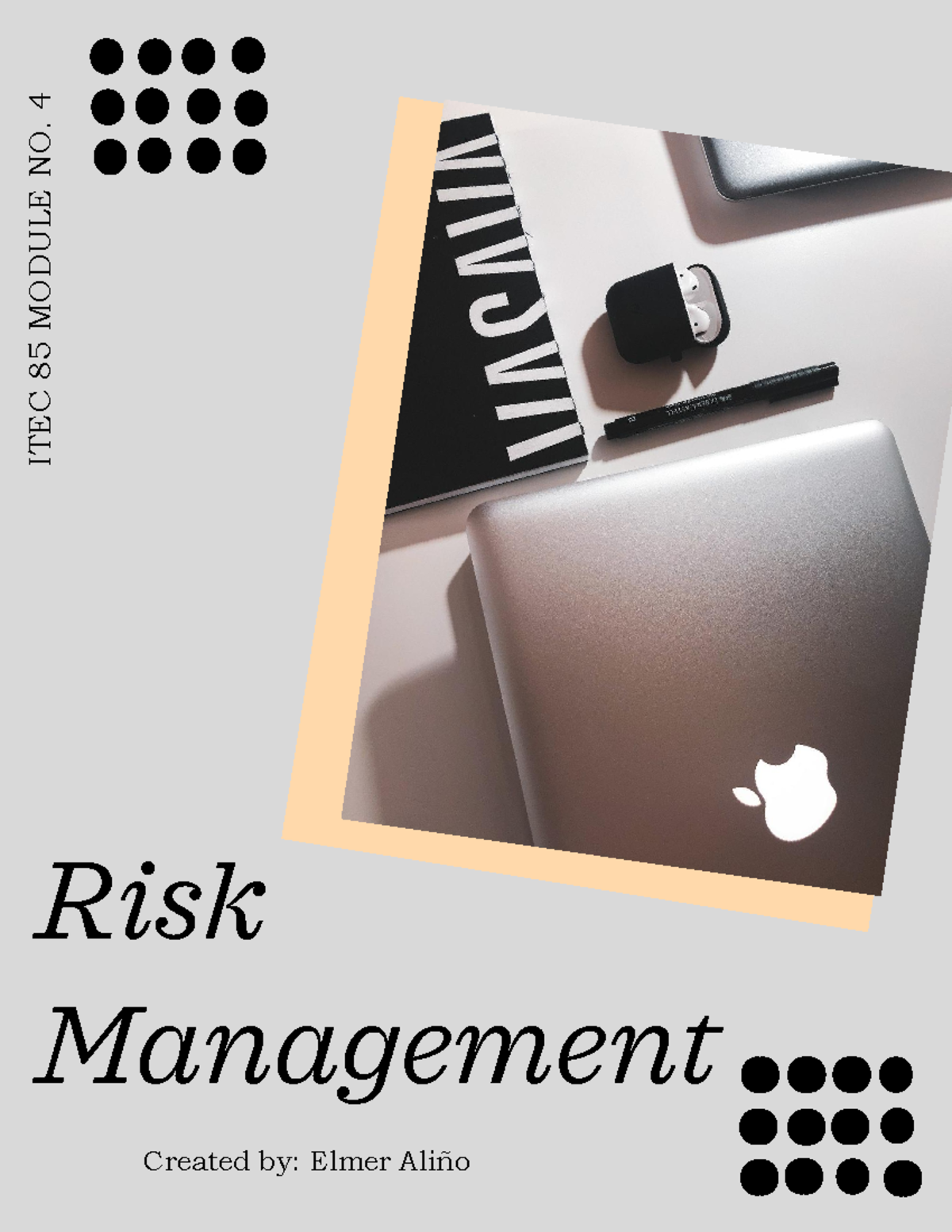 ITEC85 Risk Management Module 4: Key Concepts and Strategies - Studocu