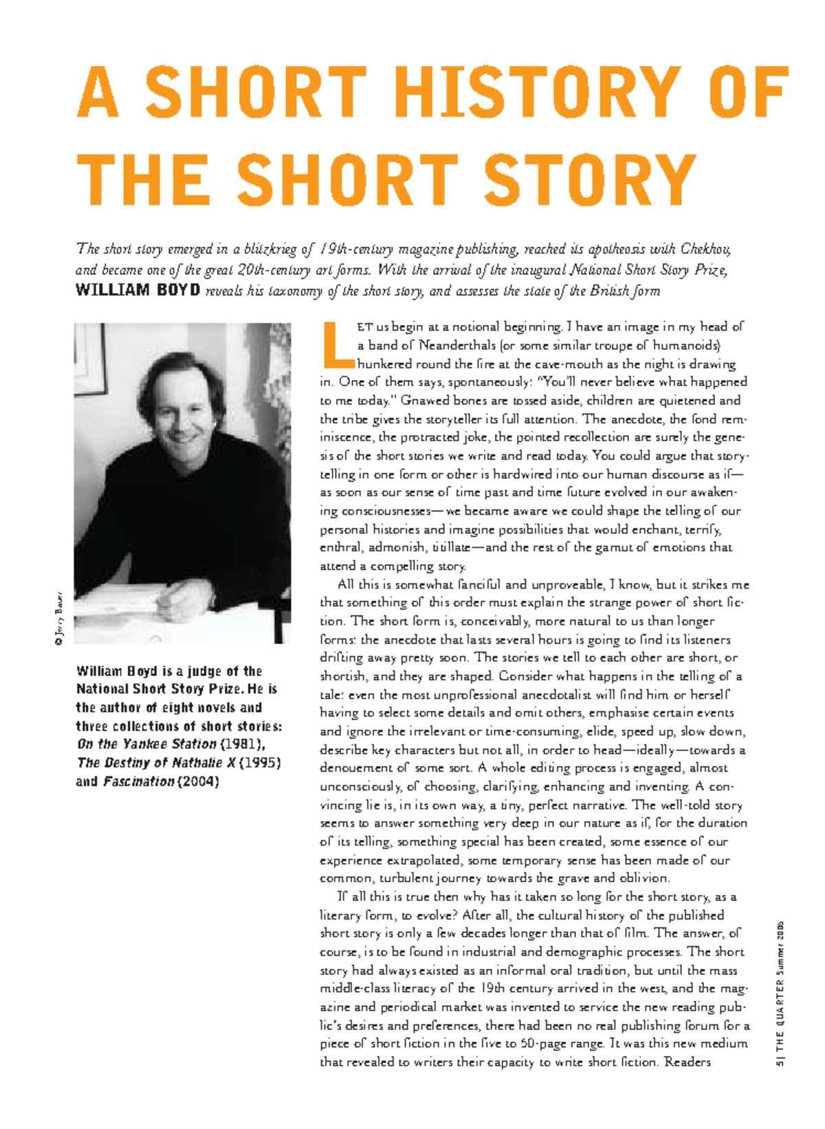 A Comprehensive Study of the Short Story's Evolution: Boyd's Insights ...