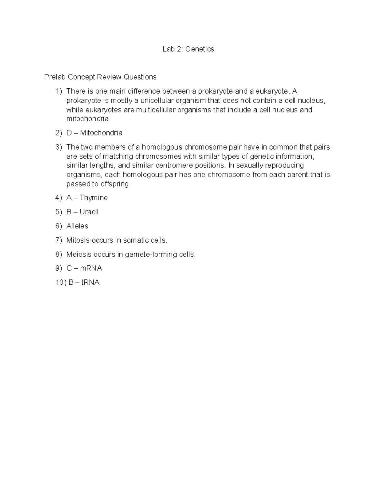 ANTH Lab 2 - Lab 2 - Lab 2: Genetics Prelab Concept Review Questions ...