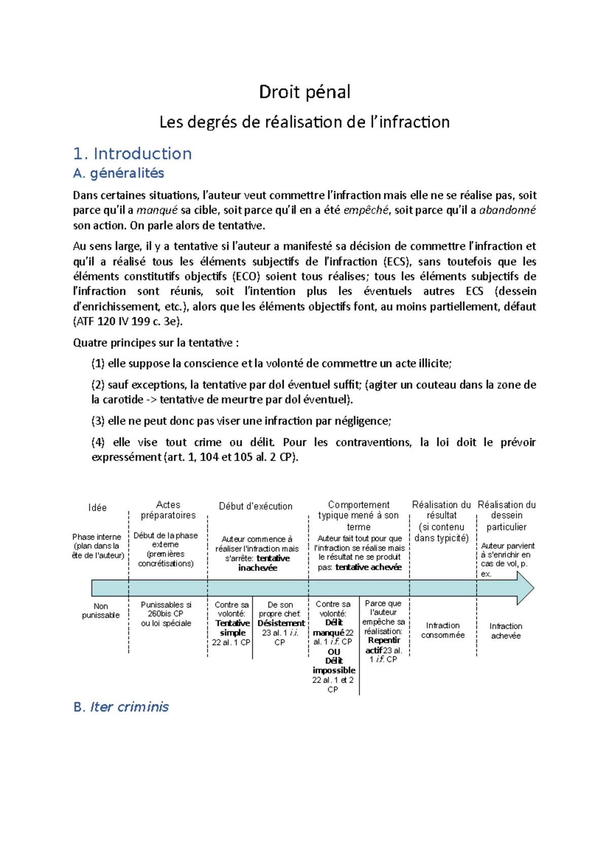 Cours 3 - Classification des infractions pénales et éléments ...