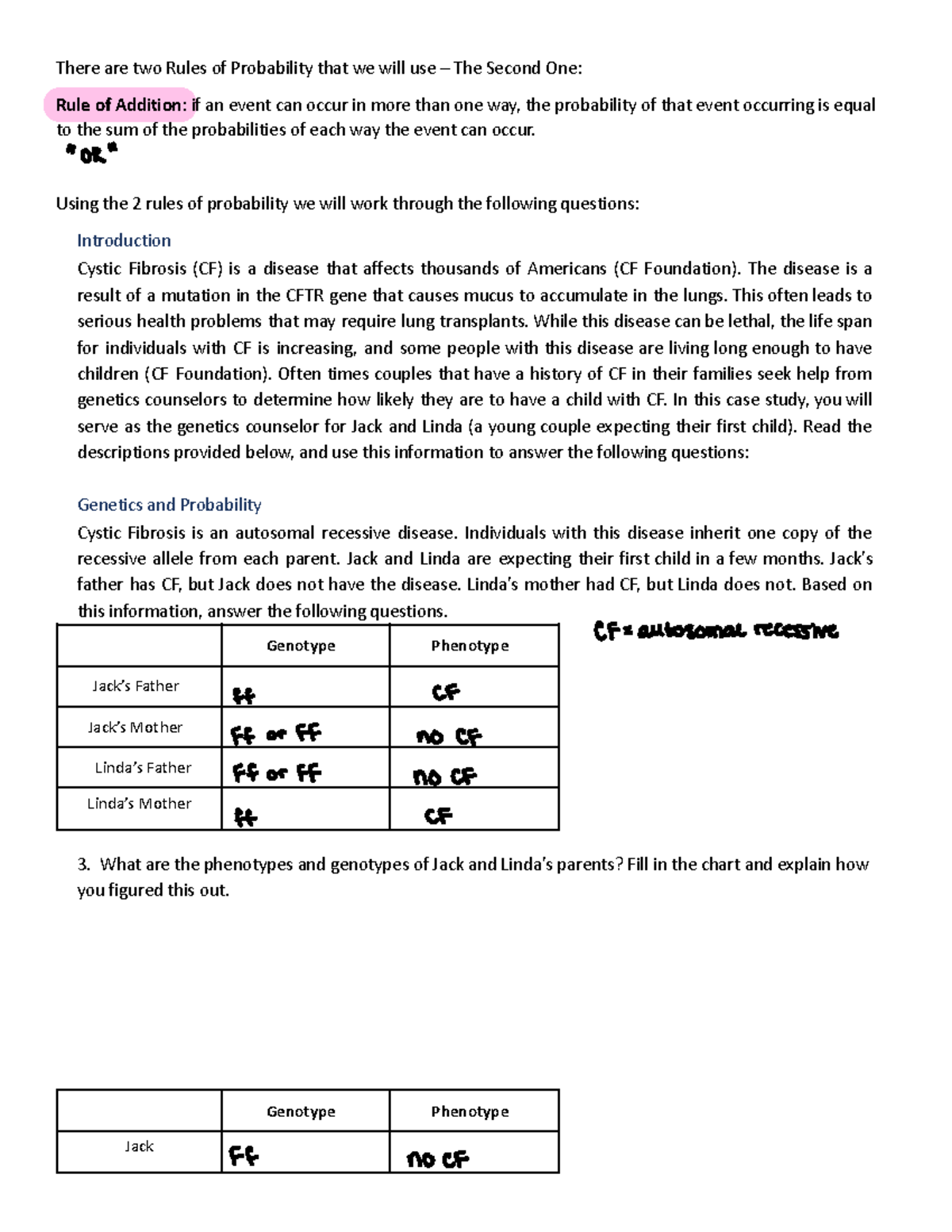 Bio 110 tutorial 13 pt 3 - bio 110, Denise woodward - There are two ...