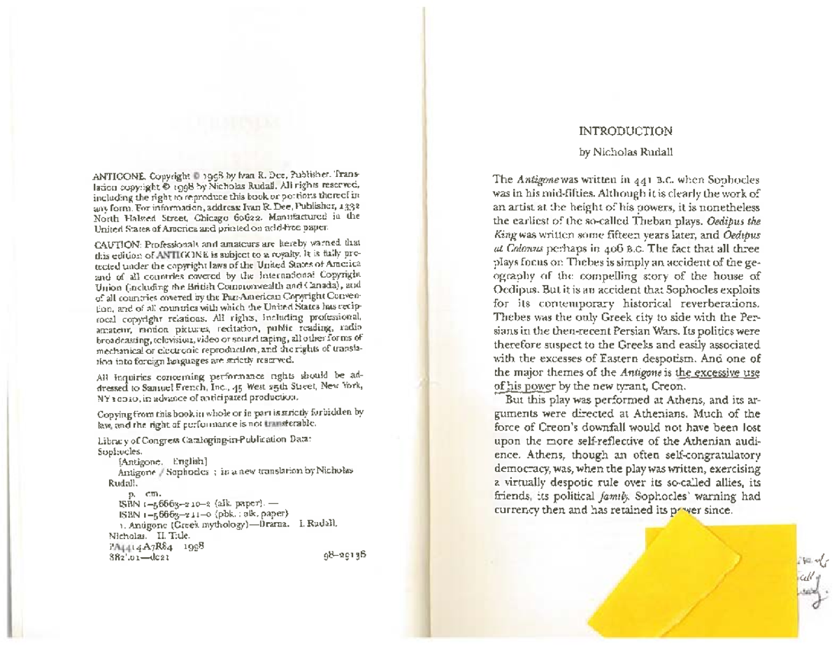 How to Read a Play: 30 Analytical Tools for Drama Analysis - Studocu