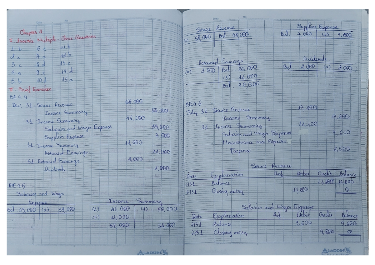 ACCT 101: Chapter Practice Questions & Financial Statements Overview ...