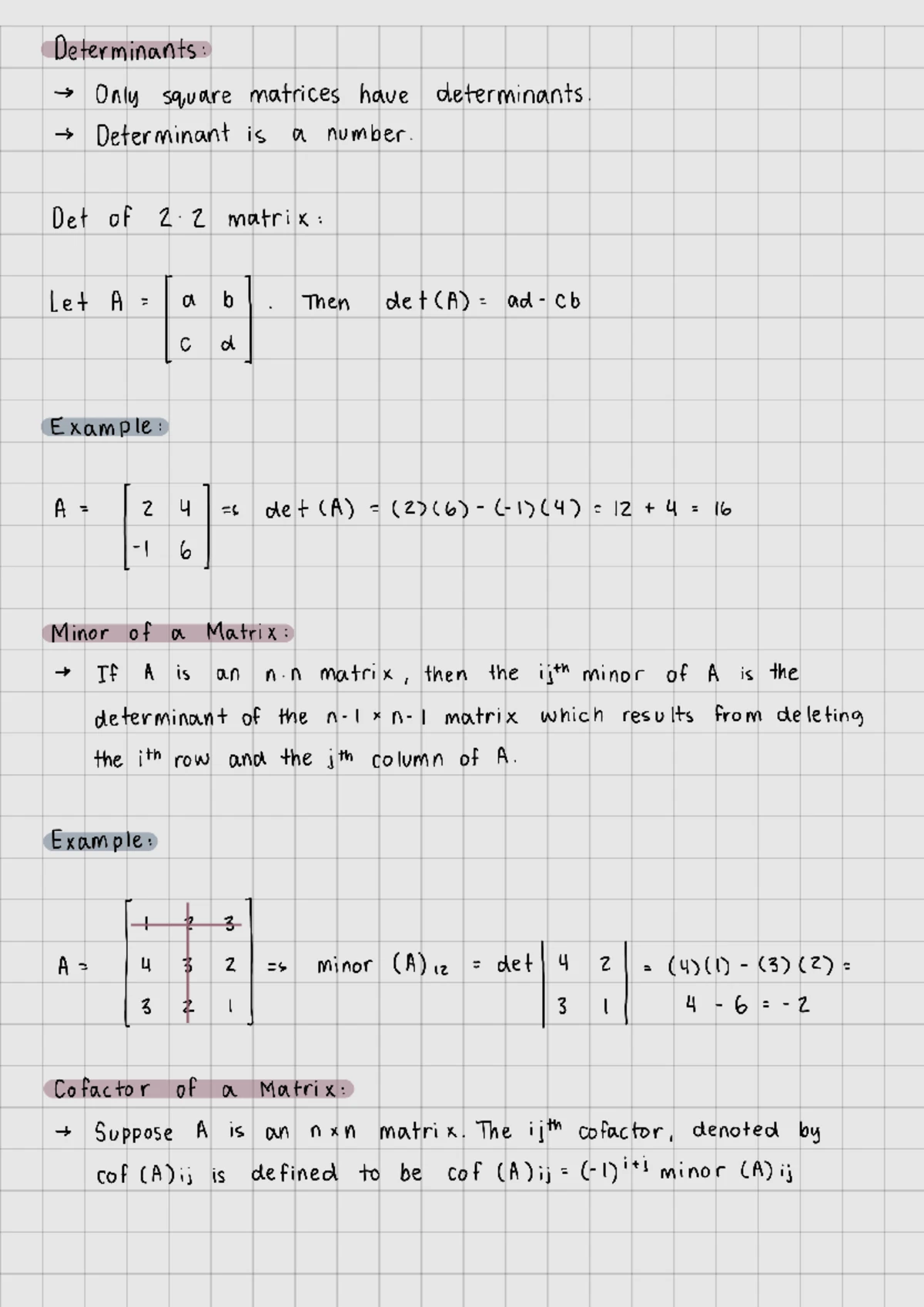 Linear Transformation Notes: Concepts and Examples - Studocu