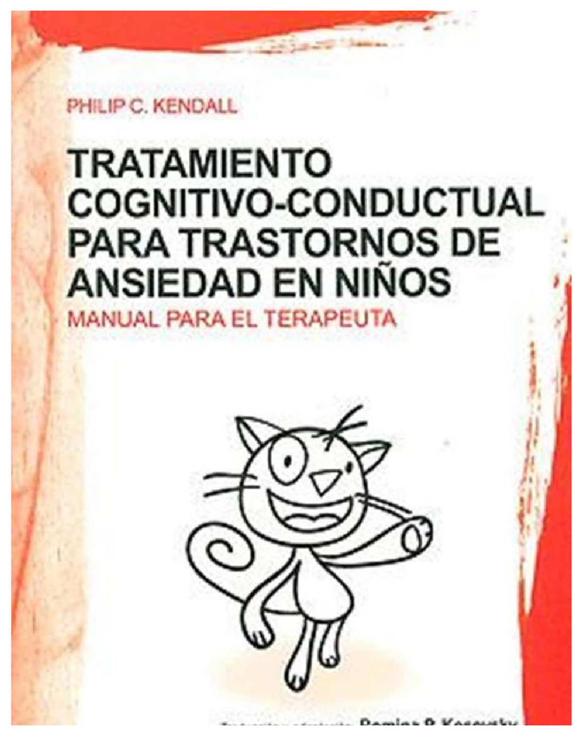 PHILIP C. KENDALL: MANUAL DEL TERAPEUTA PARA ANSIEDAD INFANTIL - Document Preview