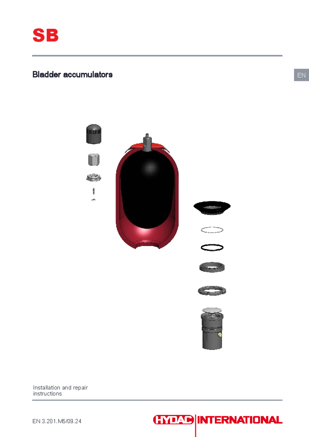SB Bladder Accumulators Installation & Repair Instructions EN - Studocu