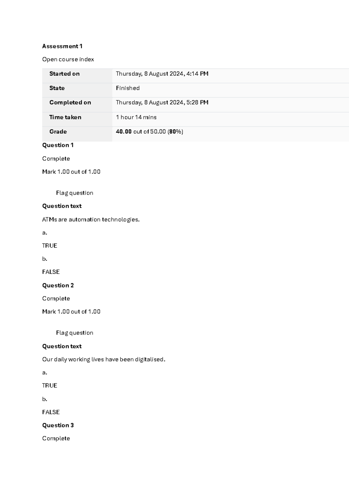 AIN1501 Assignment 1 Attempt Overview and Review - Studocu