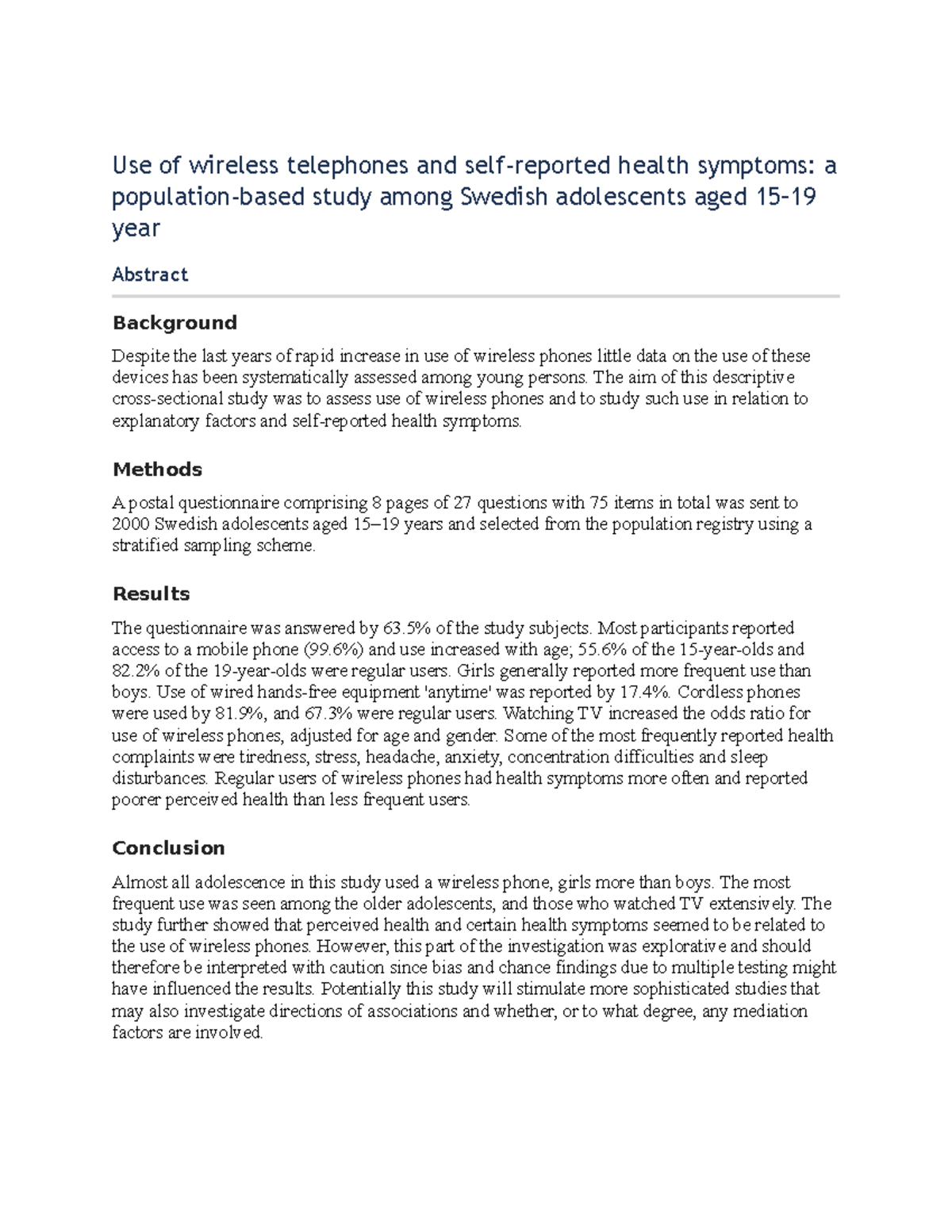 DOC-20221201-WA0055 - Health Effects of Wireless Phones in Swedish ...
