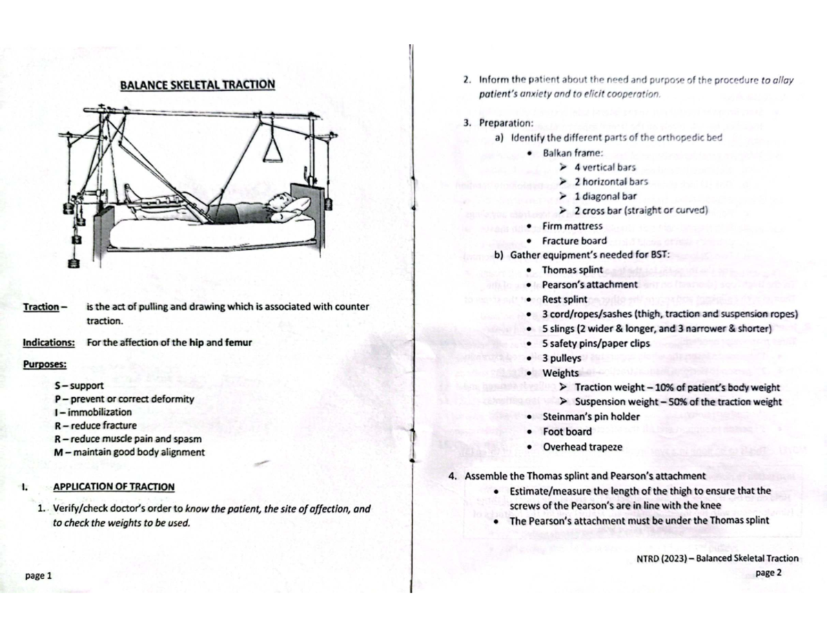 BST Lecture Notes: Balanced Skeletal Traction Techniques and ...