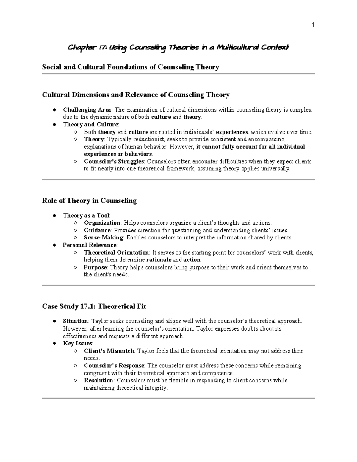 Culturally Responsive Counseling Theory and Its Application in Practice ...