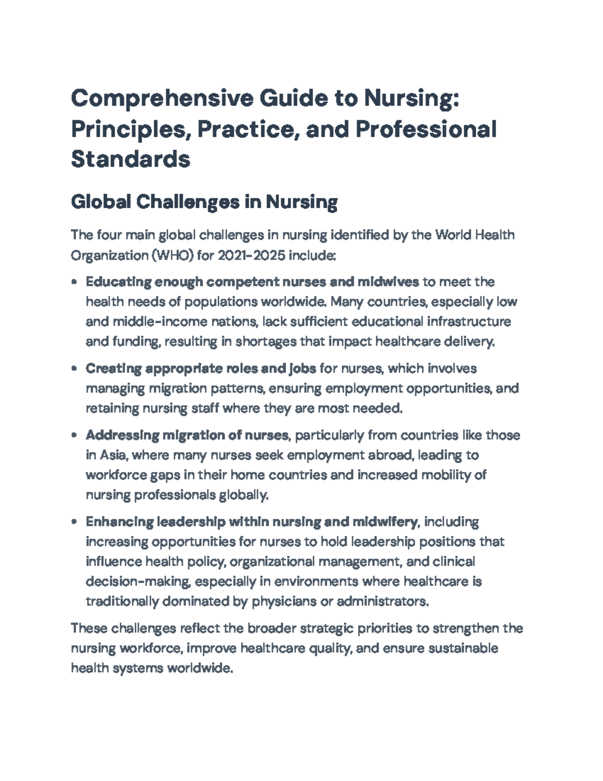 Comprehensive Overview of Nursing Practice & Regulations in Australia ...