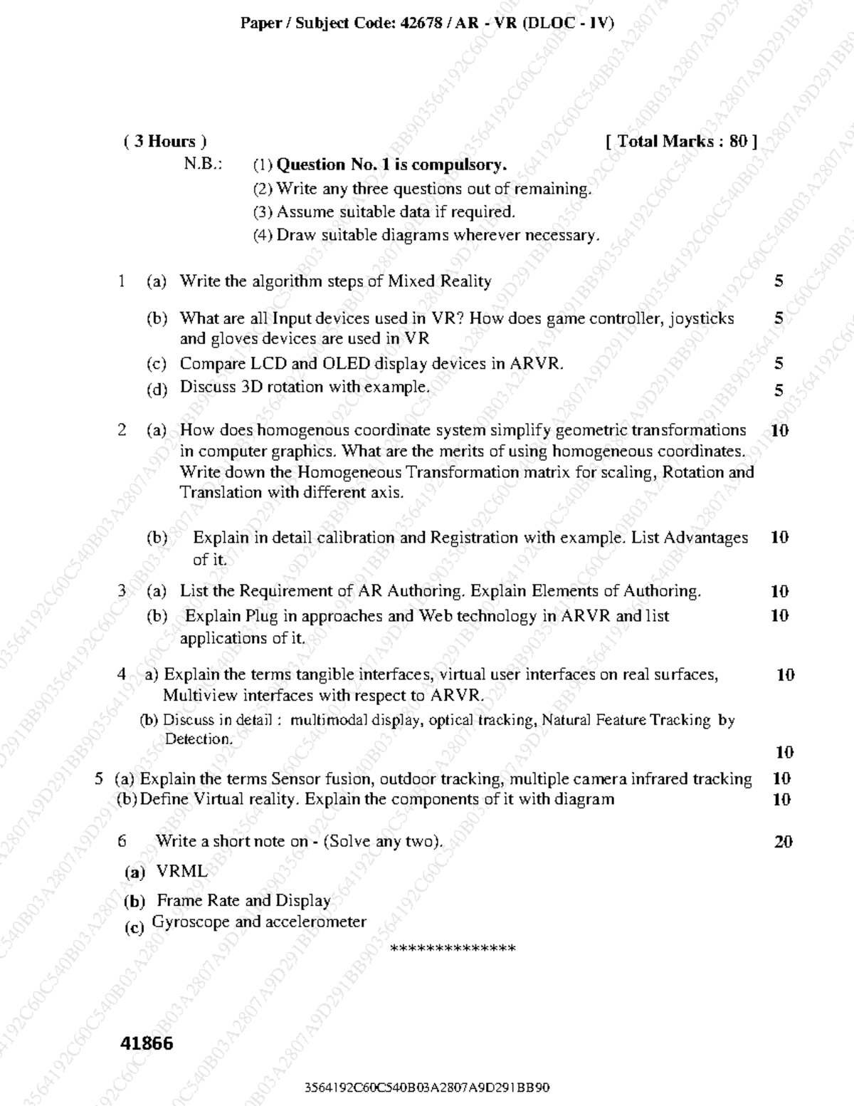 ARVR DEC 23 - Comprehensive Exam Guide and Notes - Studocu