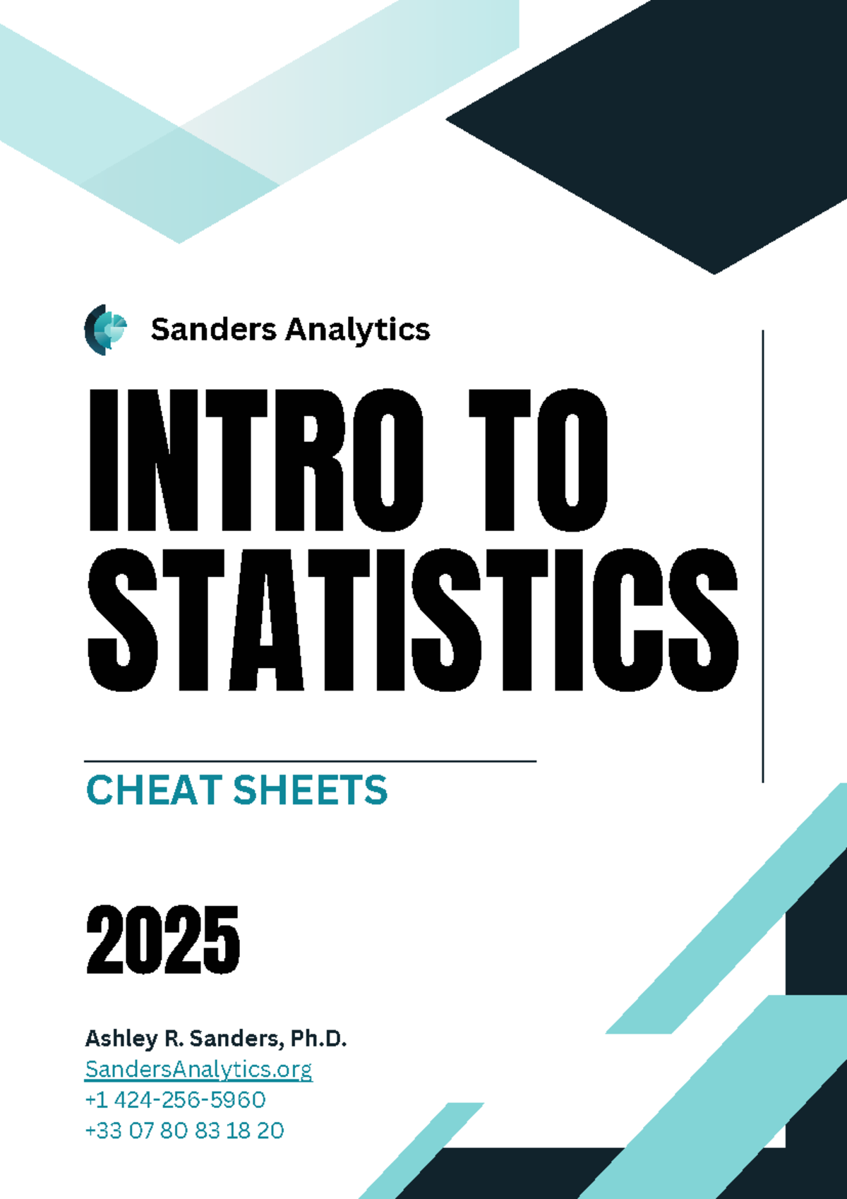 Intro to Statistics Cheat Sheets (STAT 101) by Ashley R. Sanders - Studocu
