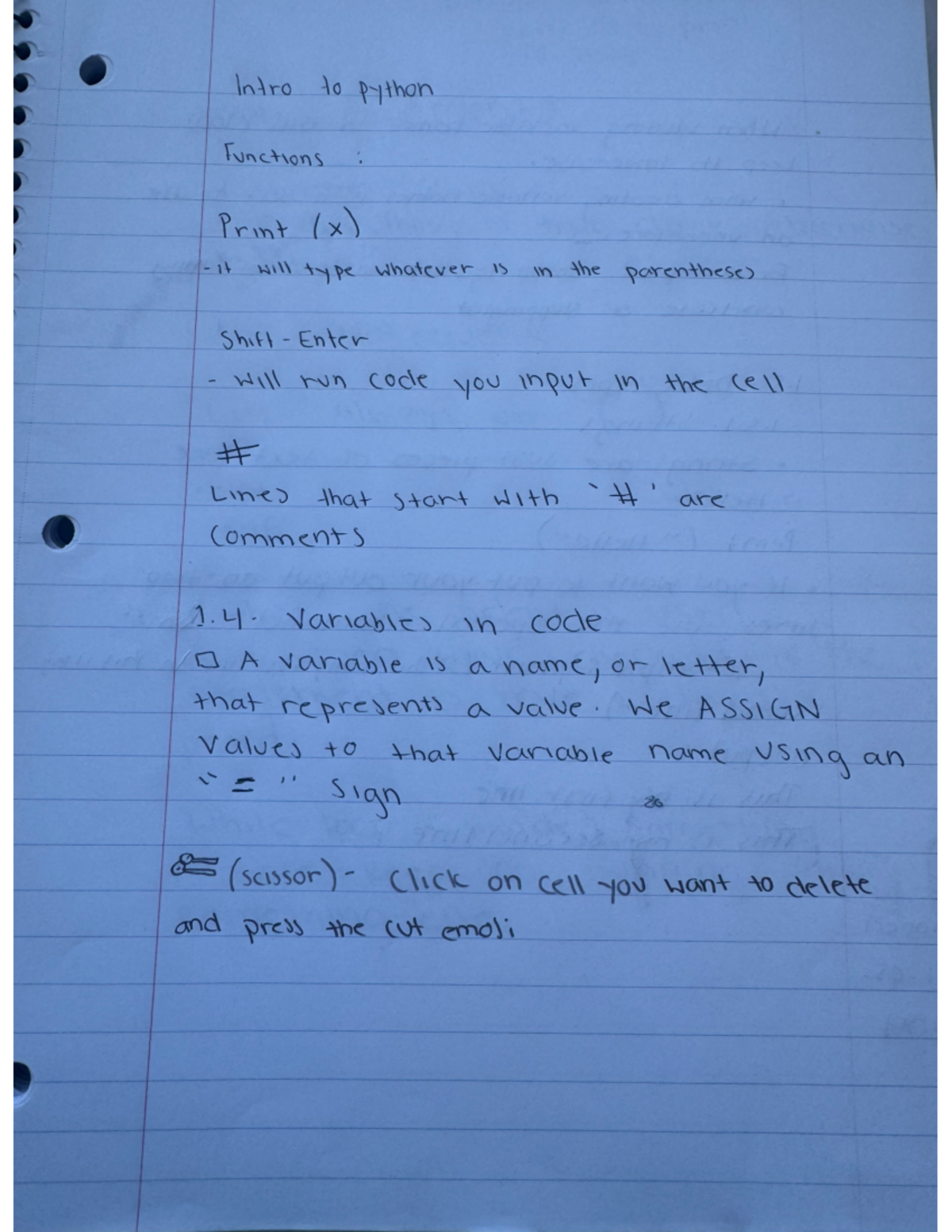 Intro to python 1 - class notes pt1 - QMB3302 - Intro to python ...