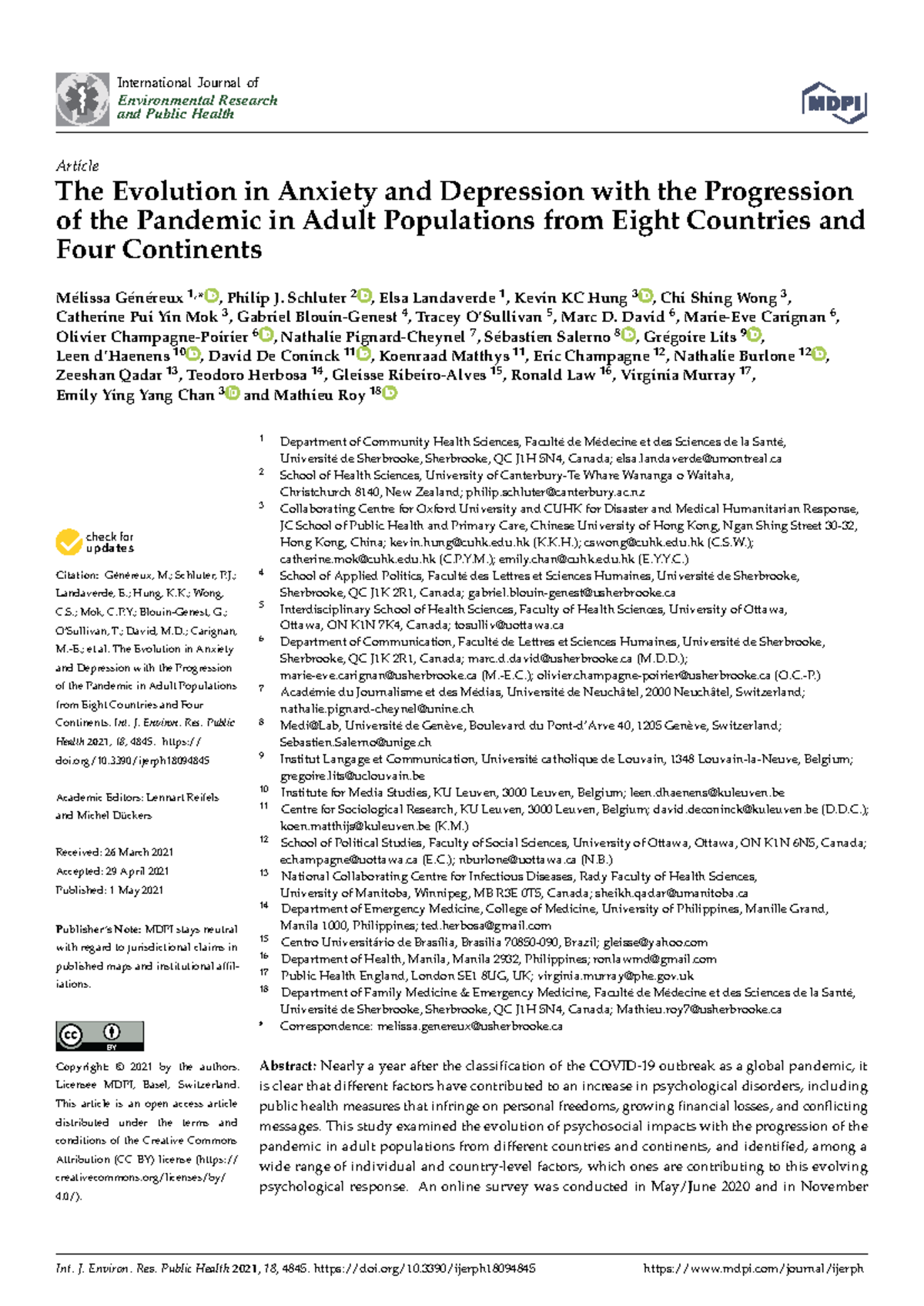 Ijerph 18 04845 v2 - RRL - International Journal of Environmental ...
