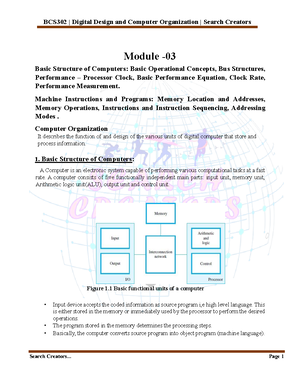 BCS-302Model question paper - BCS302 Modi Degital Design and Computer ...