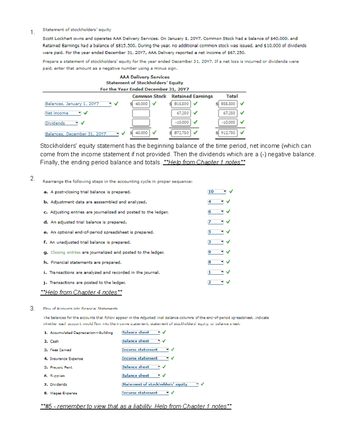 Module 2 Accounting Homework and Adjusting Entries Notes - Studocu