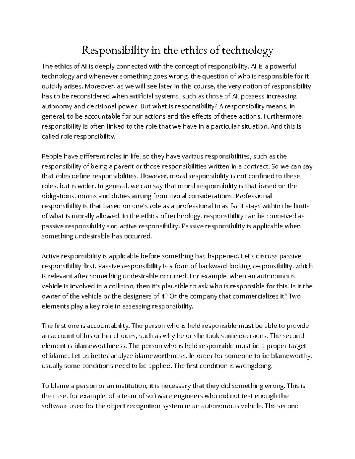 AI Ethics and Responsibility: Understanding Accountability in ...
