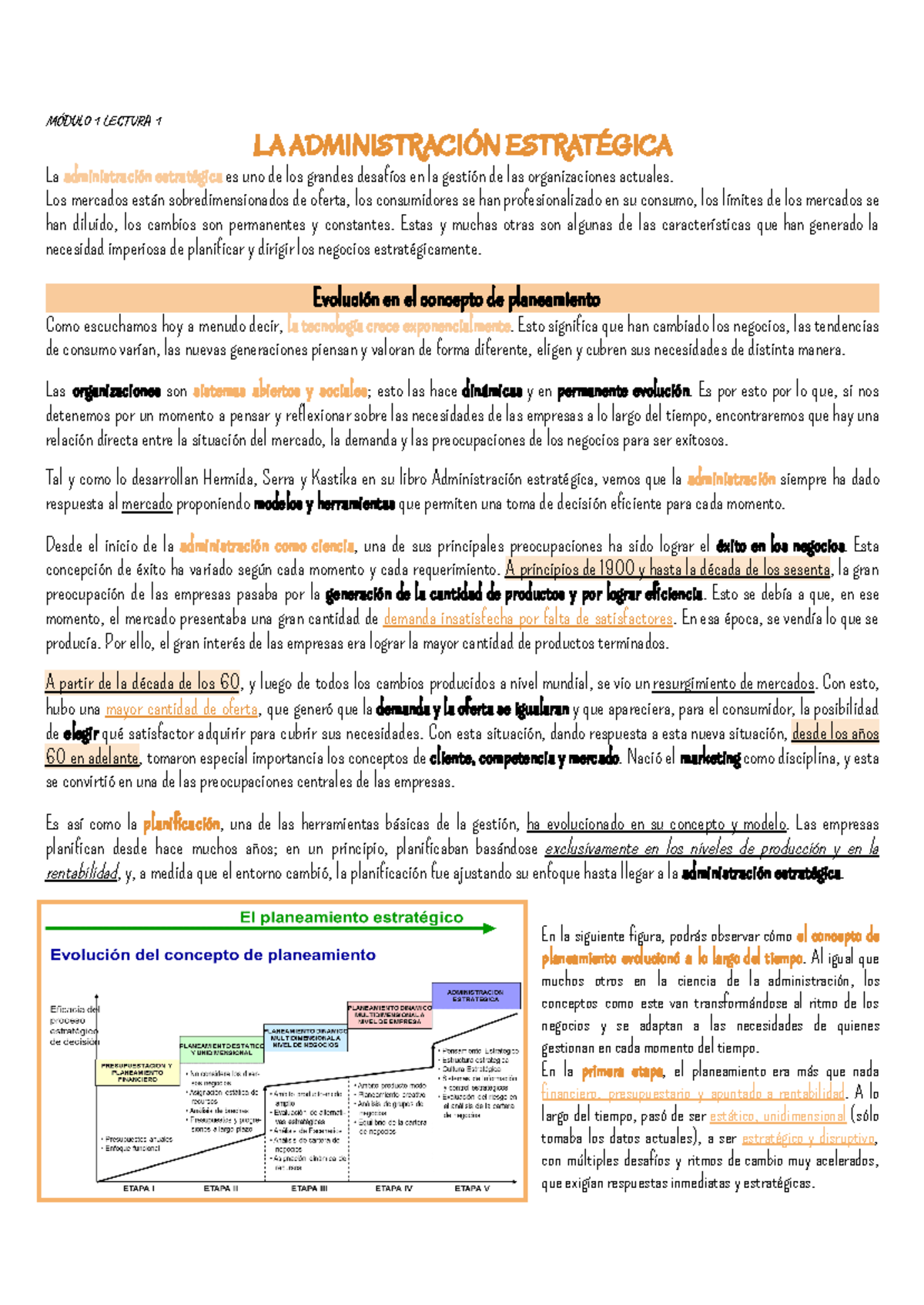 Estrategia M1 - Introducción a la Administración Estratégica y Niveles ...