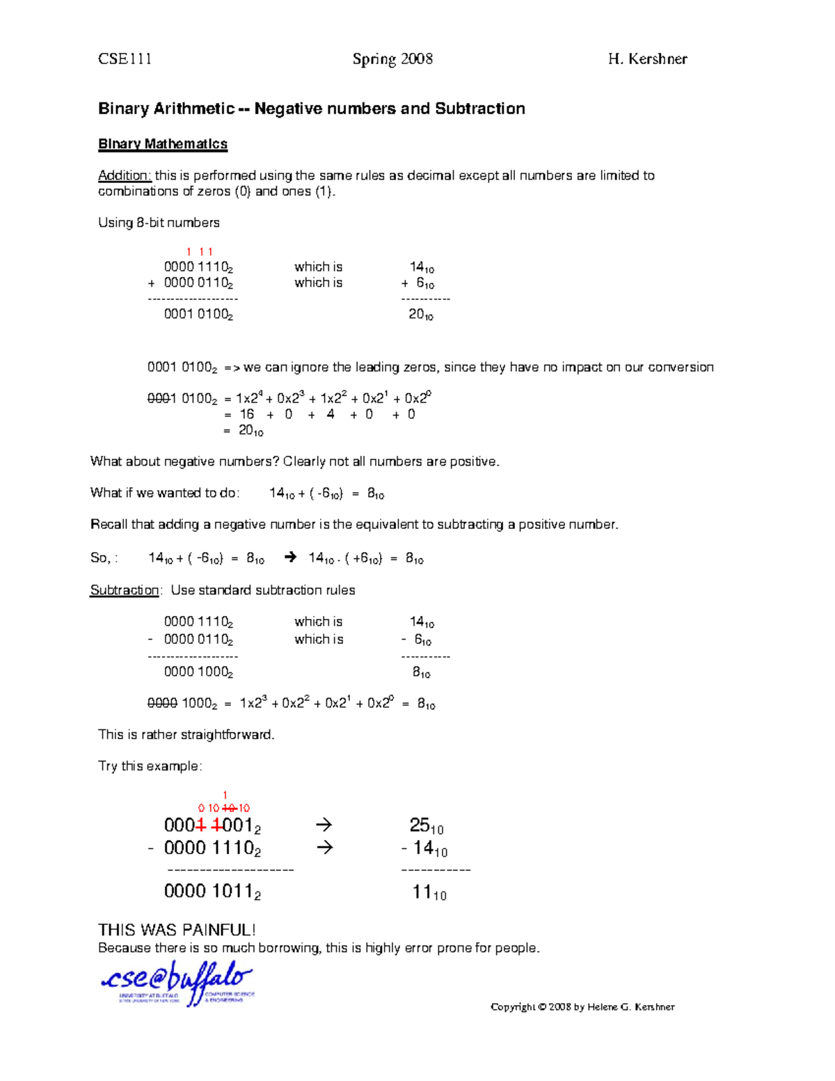 Signed Numbers in Binary Arithmetic: Understanding Two's Complement ...