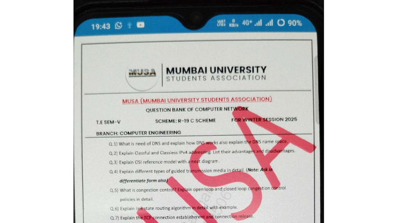 19:43 LTE2 MUSA Computer Networks Question Bank for T.E. Winter 2025 ...