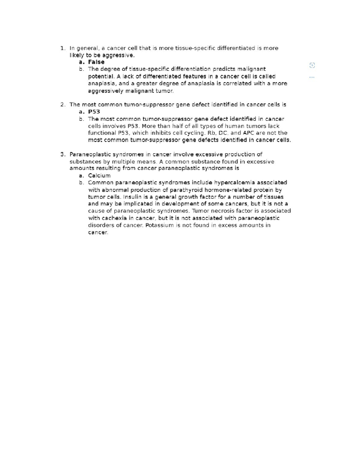 Pathophysiology Study Notes - Week 1 Overview - Studocu