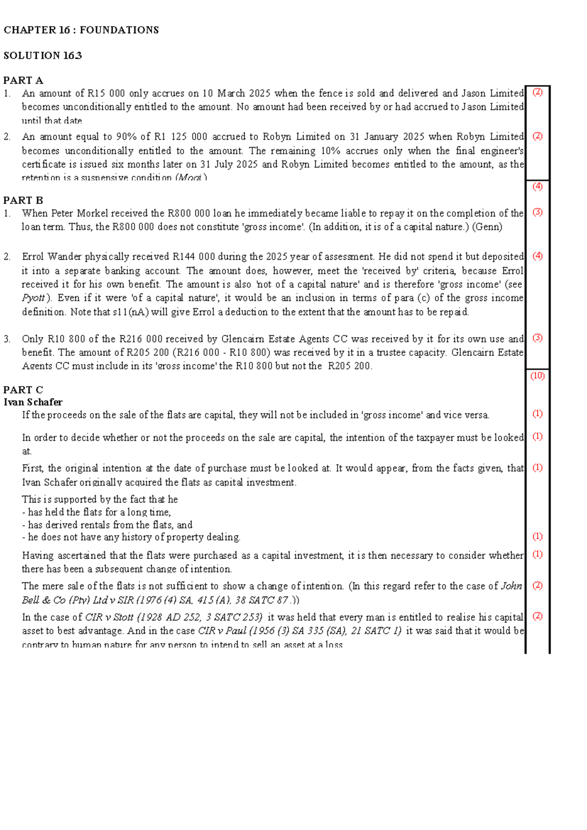 CHAPTER 16: FOUNDATIONS SOLUTION - AQSAT 16 - Studocu