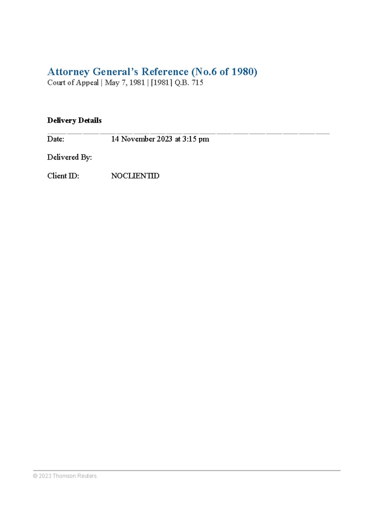 Att-Gen Ref No 6 - some revision work - Attorney General’s Reference ...