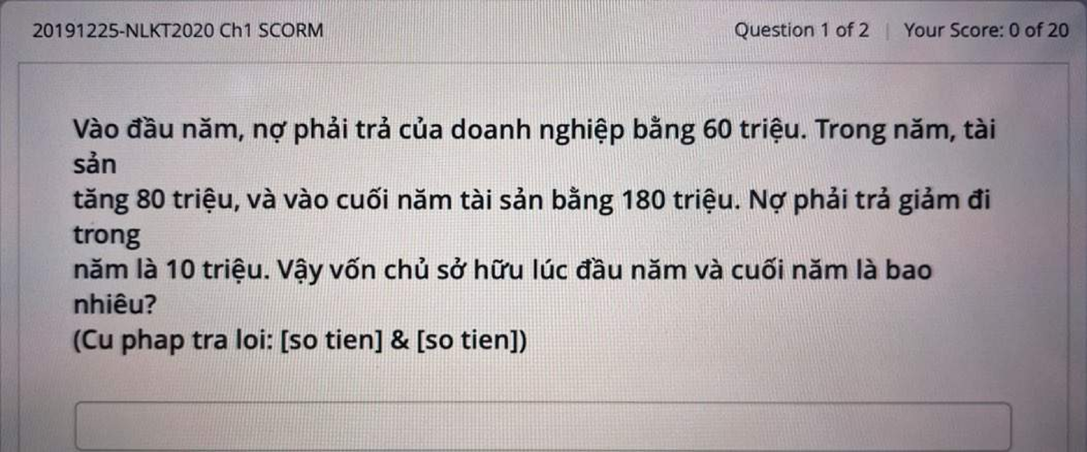 NLKT2020 Ch1 SCORM Quiz Questions and Answers - Studocu