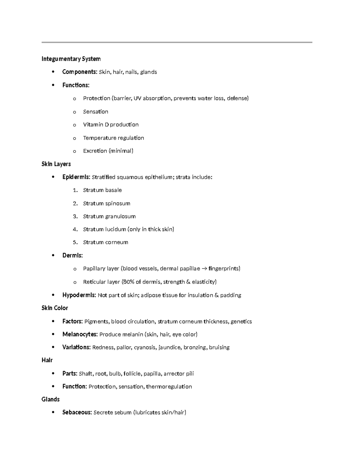 Integumentary System & Body Tissues Overview: Key Functions ...