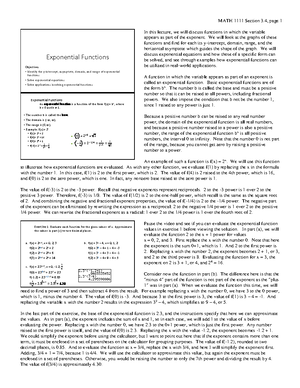 Comprehensive Guide to Exponential Functions and Their Applications ...