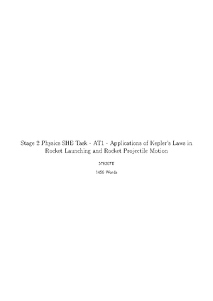 Stage 2 Physics Investigation AT1 Circular Motion - Stage 2 Physics ...