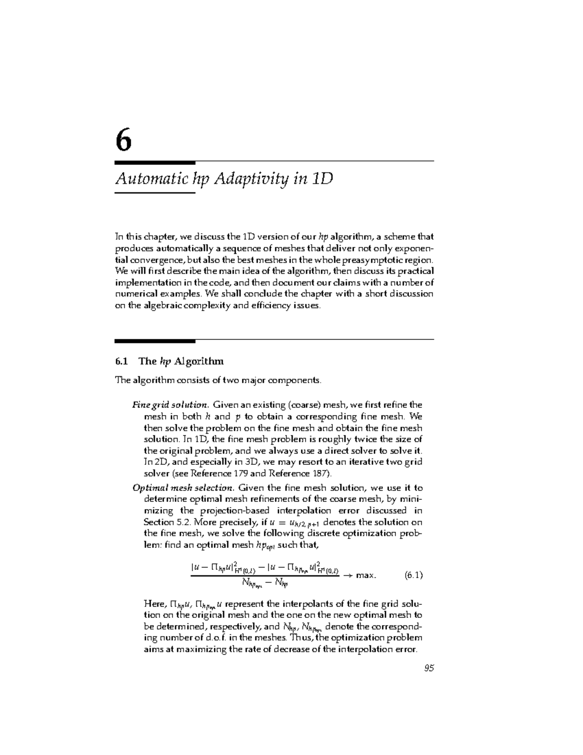 C6714 6 Automatic hp Adaptivity in 1D: A Comprehensive Study - Studocu