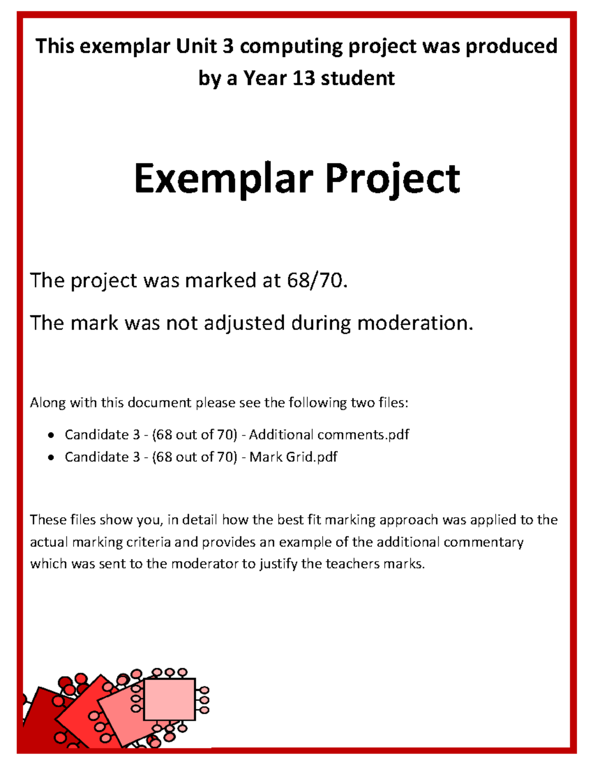 OCR H446-03 Computing Project Writeup: Vampire Hunter (68/70) - Studocu